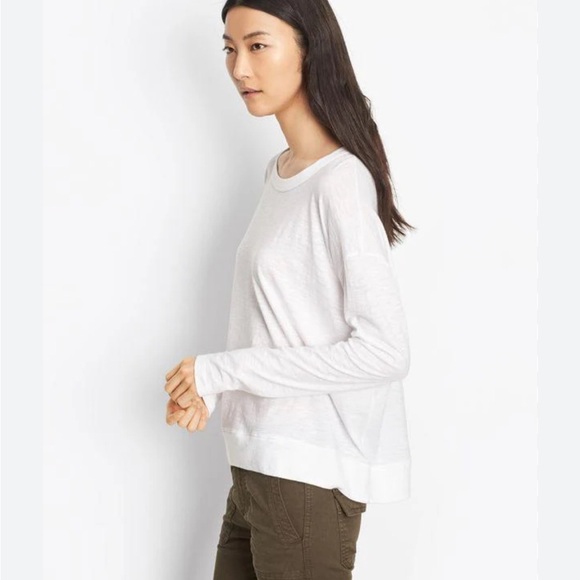 Vince Scoop Neck Pima Cotton Top size small - Picture 1 of 5